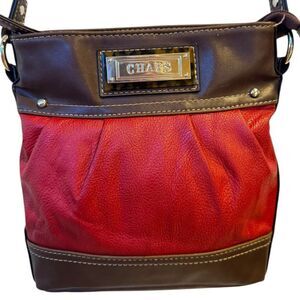 Chaps Vegan Leather Crossbody Bag